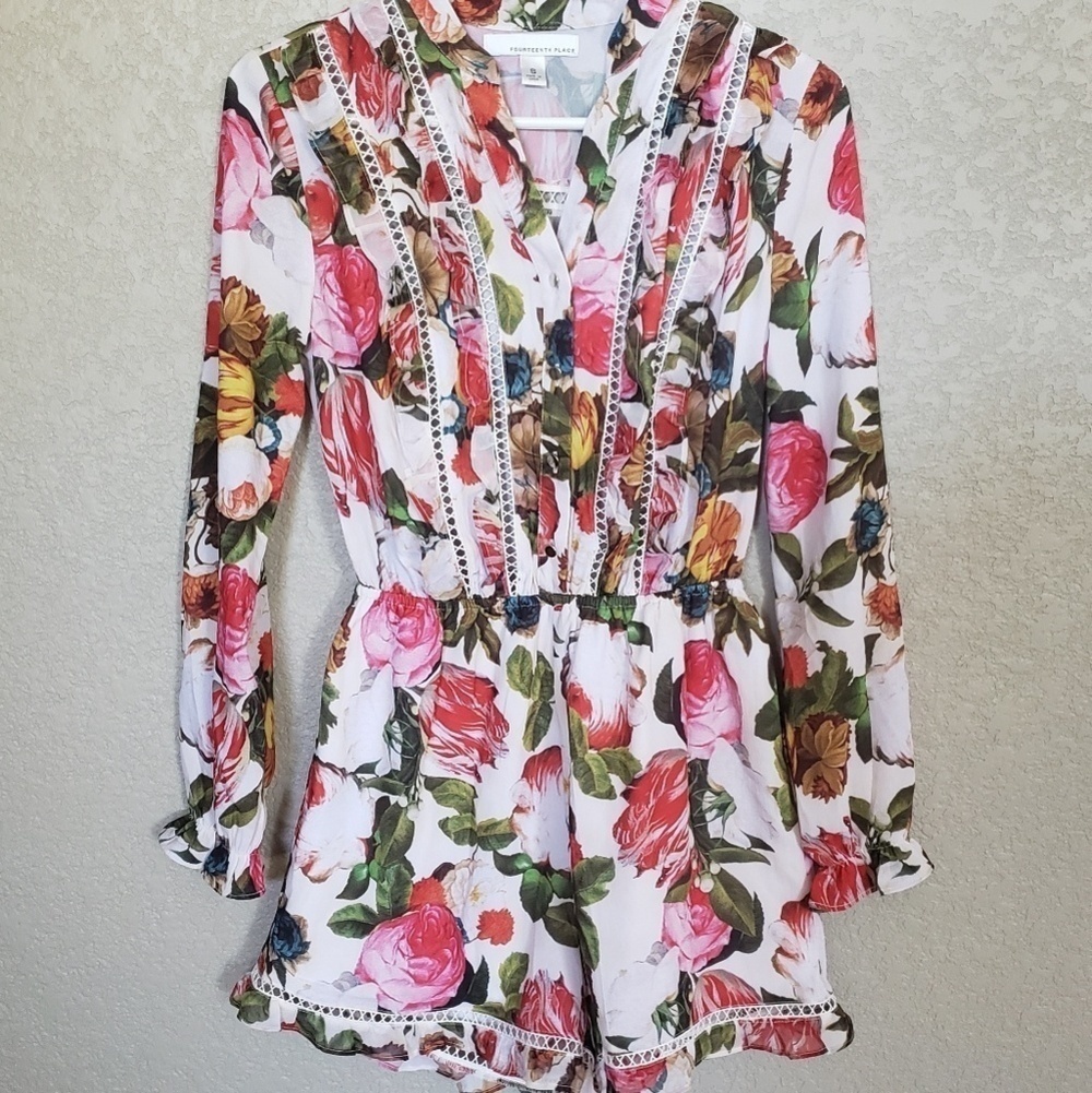 Fourteenth place shorts Romper